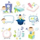 Papel de Parede Adesivo Infantil Escolinha Numerais ABC Baby Fundo Branco - REF:DPIN03 Papel de Parede Adesivo Infantil Escolinha Numerais ABC Baby Fundo Branco - REF:DPIN03