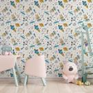 Papel De Parede Adesivo Infantil Espaço e Naves 2,80m Papel De Parede Adesivo Infantil Espaço e Naves 2,80m