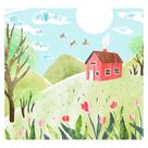 Papel de Parede Adesivo Infantil Jardim Quarto Bebe - 750pcp