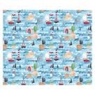 Papel de Parede Adesivo Infantil Marítimo Barcos Quarto Menino - 661pcm Papel de Parede Adesivo Infantil Marítimo Barcos Quarto Menino - 661pcm
