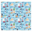 Papel de Parede Adesivo Infantil Marítimo Barcos Quarto Menino - 661pcp Papel de Parede Adesivo Infantil Marítimo Barcos Quarto Menino - 661pcp