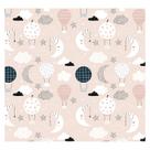 Papel de Parede Adesivo Infantil Nuvens Balão Bebe Quarto Menina - 610pcp