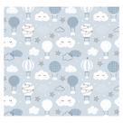 Papel de Parede Adesivo Infantil Nuvens Balão Bebe Quarto Menino - 604pcp