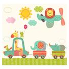Papel de Parede Adesivo Infantil Safari Animais Bebe Quarto - 519pcp Papel de Parede Adesivo Infantil Safari Animais Bebe Quarto - 519pcp