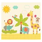 Papel de Parede Adesivo Infantil Safari Animais Bebe Quarto - 587pcp Papel de Parede Adesivo Infantil Safari Animais Bebe Quarto - 587pcp