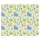 Papel de Parede Adesivo Infantil Safari Animais Quarto Bebe - 700pcm