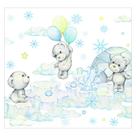 Papel de Parede Adesivo Infantil Ursinho Balão Bebe Quarto - 491pcp Papel de Parede Adesivo Infantil Ursinho Balão Bebe Quarto - 491pcp