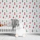Papel De Parede Adesivo Kids Princesa Castelo Dragão 2,80m