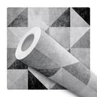Papel De Parede Adesivo Lavável Abstrato Cinza Rústico Efeito Cimento Preto
