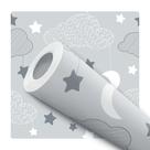 Papel De Parede Adesivo Lavável Bebê Infantil Nuvem Estrelas Lua Papel De Parede Adesivo Lavável Bebê Infantil Nuvem Estrelas Lua