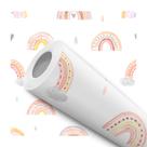 Papel De Parede Adesivo Lavável Cozinha Floral Flores Tulipa Marrom Padrão Bege