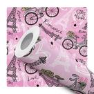 Papel De Parede Adesivo Lavável Cozinha Floral Magnolia Flores Rosa Salmão Sala Quarto