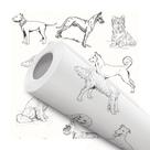 Papel De Parede Adesivo Lavável De Petshop Cães Dog Desenho 10m