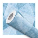 Papel De Parede Adesivo Lavável Geométrico Efeito Cimento Queimado Azul Papel De Parede Adesivo Lavável Geométrico Efeito Cimento Queimado Azul
