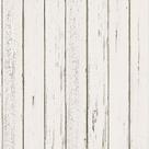 Papel de Parede Adesivo Lavável Madeira Ripas Branca Rústica 3m