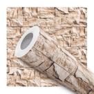 Papel De Parede Adesivo Lavável Pedra Efeito 3D Quarto Sala Cozinha Escritório Entrada