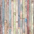 Papel de Parede Adesivo Lavável Ripas de Construção 9m Papel de Parede Adesivo Lavável Ripas de Construção 9m