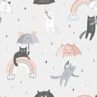 Papel De Parede Adesivo Lavável Sala Chuva Guarda Gato Papel De Parede Adesivo Lavável Sala Chuva Guarda Gato