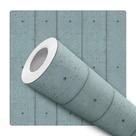 Papel De Parede Adesivo Lavável Sala Placa De Cimento Rustico Furada Azul