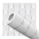 Papel De Parede Adesivo Lavável Sala Retângulo Efeito Gesso 3D Branco