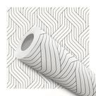 Papel De Parede Adesivo Lavável Sala Ripado Madeira Branca Quarto Cozinha Escritório