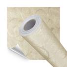 Papel de Parede Adesivo Lavavel Texturizado Folhas e Ramos Creme