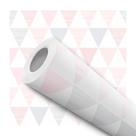 Papel De Parede Adesivo Lavável Triângulos Rosa Cinza Branco Claro Papel De Parede Adesivo Lavável Triângulos Rosa Cinza Branco Claro