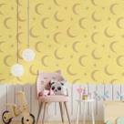 Papel De Parede Adesivo Lua E Estrelas N014153 0,58x2,5M