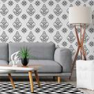 Papel de Parede Adesivo Mandala Colorir N05200 0,58X2,5M