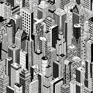 Papel de Parede Adesivo Mosaico Pedras Cubos Moderno Quarto Sala de Estar