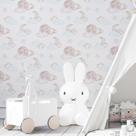 Papel de Parede Adesivo Nuvem, lua infantil N03128 R 0,58x3M