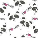 Papel De Parede Adesivo Panda Love Ursinho Pet Animais Quarto 12m