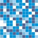Papel De Parede Adesivo Pastilhas Cozinha Azuis