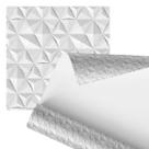 Papel De Parede Adesivo Pirâmide Geométrico Craquelado 2,80m
