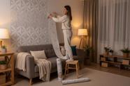Papel de Parede Adesivo PVC Folhas Verde 5 Metros Autocolante Resistente Ambientes