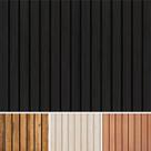 Papel De Parede Adesivo Ripado Madeira 10m X 45cm 3d Preto Papel De Parede Adesivo Ripado Madeira 10m X 45cm 3d Preto