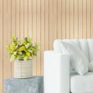 Papel de Parede Adesivo Ripas Madeira Bege N019024 0,58x3M