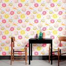 Papel de Parede Adesivo Rosquinhas N012029 Rolo 0,58x3M Papel de Parede Adesivo Rosquinhas N012029 Rolo 0,58x3M