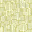 Papel De Parede Adesivo Sala Lima Verde Abstrato Árvores 10m