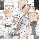 Papel de Parede Adesivo Tema Animais Doodle Art Quarto