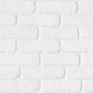 Papel De Parede Adesivo Tijolinho Branco Efeito 3d 12m Papel De Parede Adesivo Tijolinho Branco Efeito 3d 12m