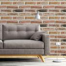 Papel de Parede Adesivo Tijolo Rústico N02241 Rolo 0,58x3M
