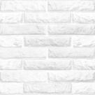 Papel De Parede Adesivo Tijolos Brancos Efeito 3d Sala 2m