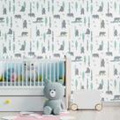 Papel De Parede Adesivo Ursinhos N09126 0,58x2,5M Papel De Parede Adesivo Ursinhos N09126 0,58x2,5M