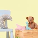 Papel de Parede Adesivo Vinílico Prova d'água Amarelo Liso 12m Papel de Parede Adesivo Vinílico Prova d'água Amarelo Liso 12m