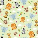 Papel de Parede Animais Safari Zoo Infantil 57x270cm