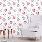 Papel De Parede Auocolante Baby Ovelhas Cute