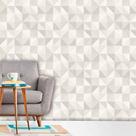 Papel de Parede Auto Adesivo Geométricos G0001 Triângulo Cinza Papel de Parede Auto Adesivo Geométricos G0001 Triângulo Cinza