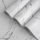 Papel de parede AUTOADESIVO DE GRANITO BRANCO TOTIO 40cm x 9m