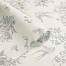 Papel de Parede Autoadesivo de Vinil Froluya 43x500cm Floral Vintage